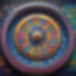 A colorful online lottery scratcher interface showcasing various themes
