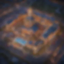 Aerial view of a luxurious casino resort in Tennessee