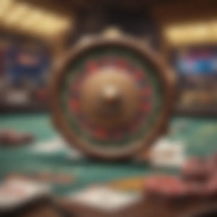 A concept image depicting effective bankroll management strategies for gambling.