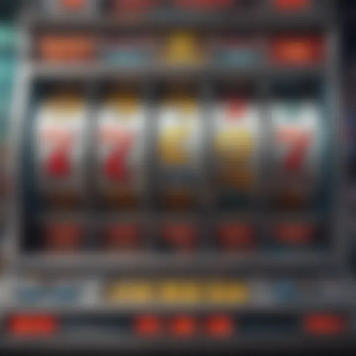 An infographic illustrating the odds of winning on different slot machines.