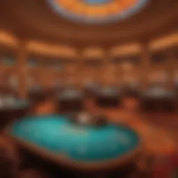 Overview of Mohegan Sun Casino floor layout